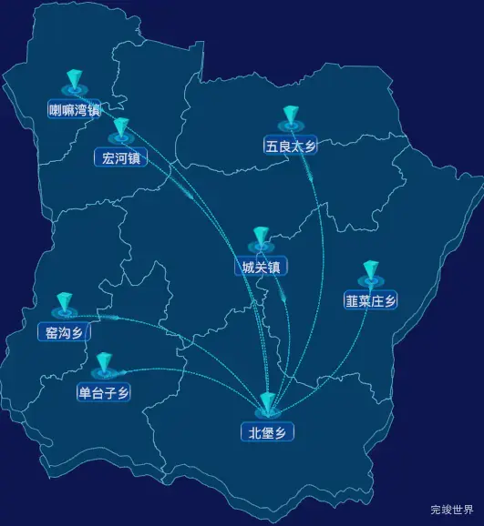 清水河县geoJson地图渲染实例